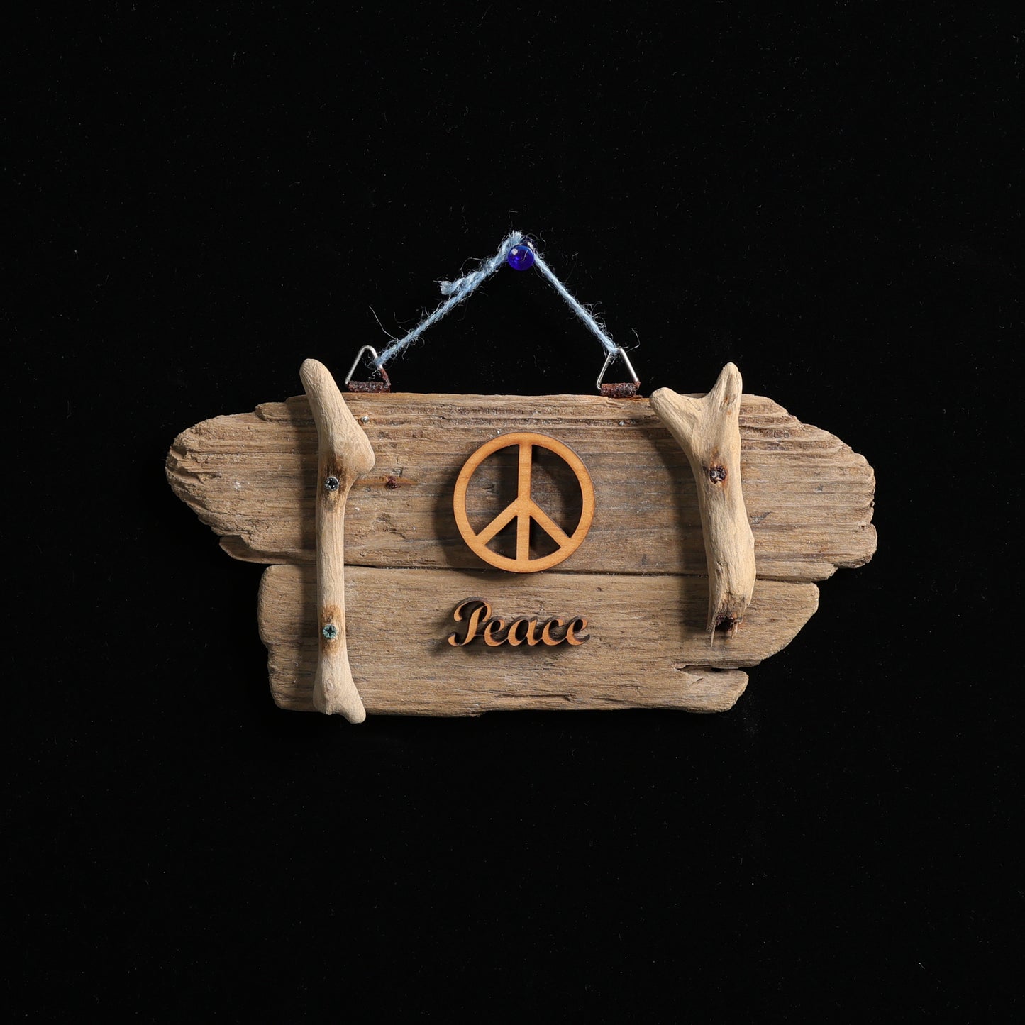 流木オーナメント Peace B